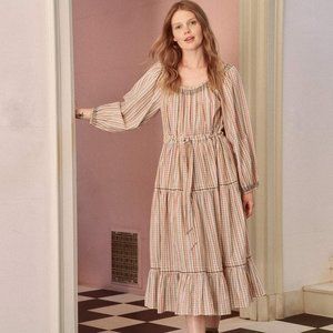 The Great. The Wish Well Dress in Pastel Plaid Size XS NWT